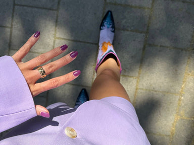 Paulette Purple Maniac Nails gellak stickers Manicure Purple Solid